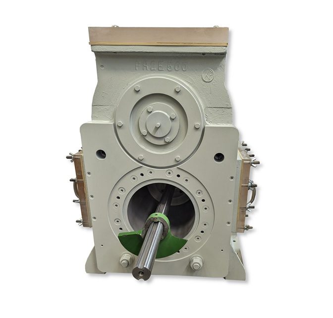 Pugmill vacuum chamber, rebuilt: after