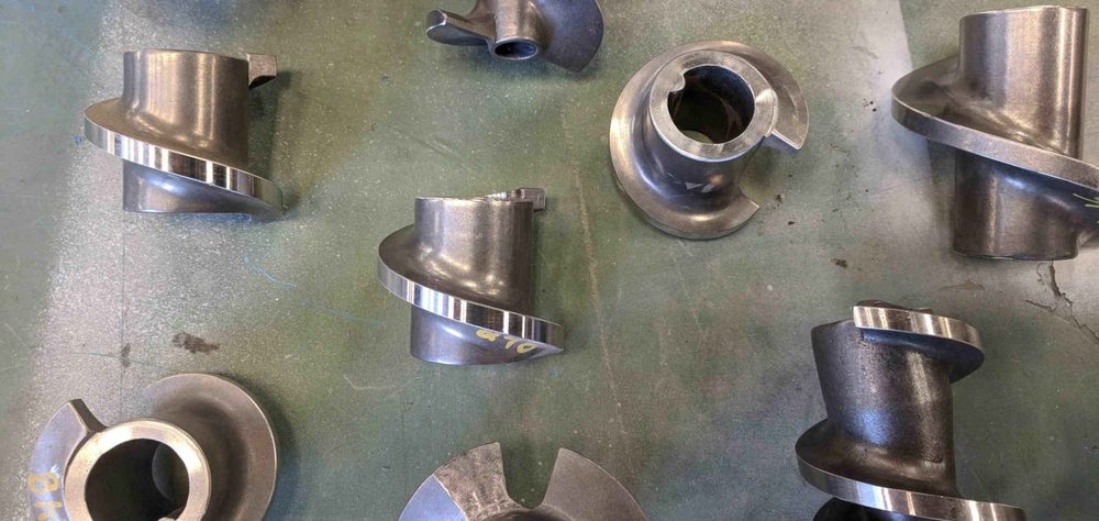 Extruder augers in stock at Starkey Machinery